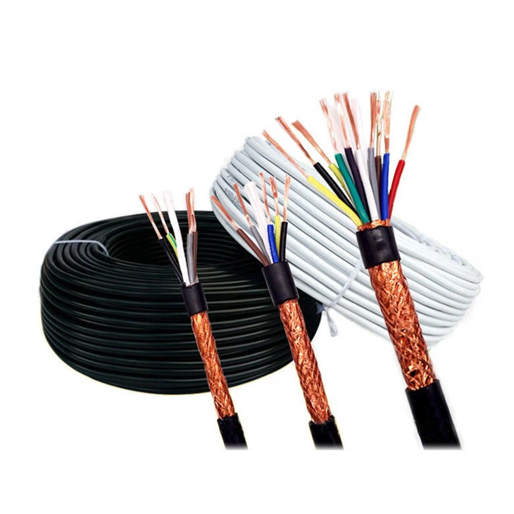 Multi Cores Copper Wire High Flexible PVC Insulation Shield Control Cable