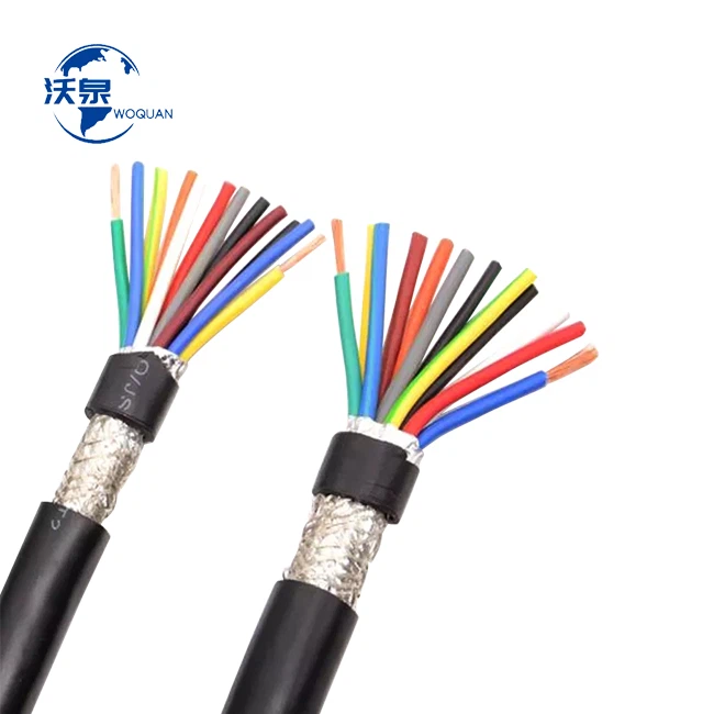 Multi Cores Copper Wire High Flexible PVC Insulation Shield Control Cable