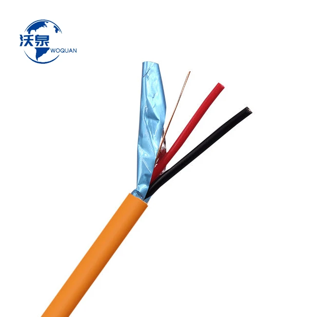 PVC Insulated Fire Alarm Wire Fire Resistance Al Foil Shield
