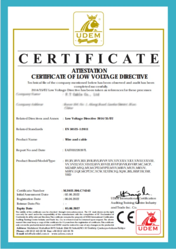 CE Certificate CE Certificate
